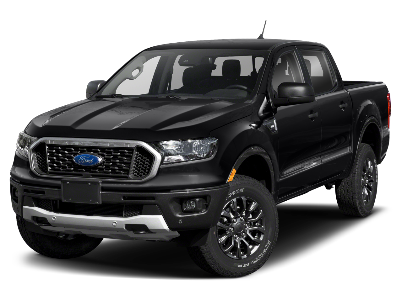 2021 Ford Ranger XLT in Gray Metallic — front three-quarter view