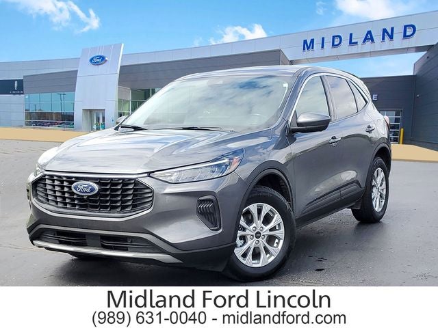2023 Ford Escape Active in Gray Metallic — front three-quarter view